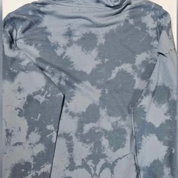 NASA Hoodie Mens XXL Blue Camo Graphic Fashion Streetwear Unique Sweathshirt NEW - Picture 3 of 8